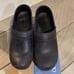 Dansko leather clogs 36 blueberry