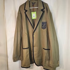Huston White Green Jacket Size 5xLarge