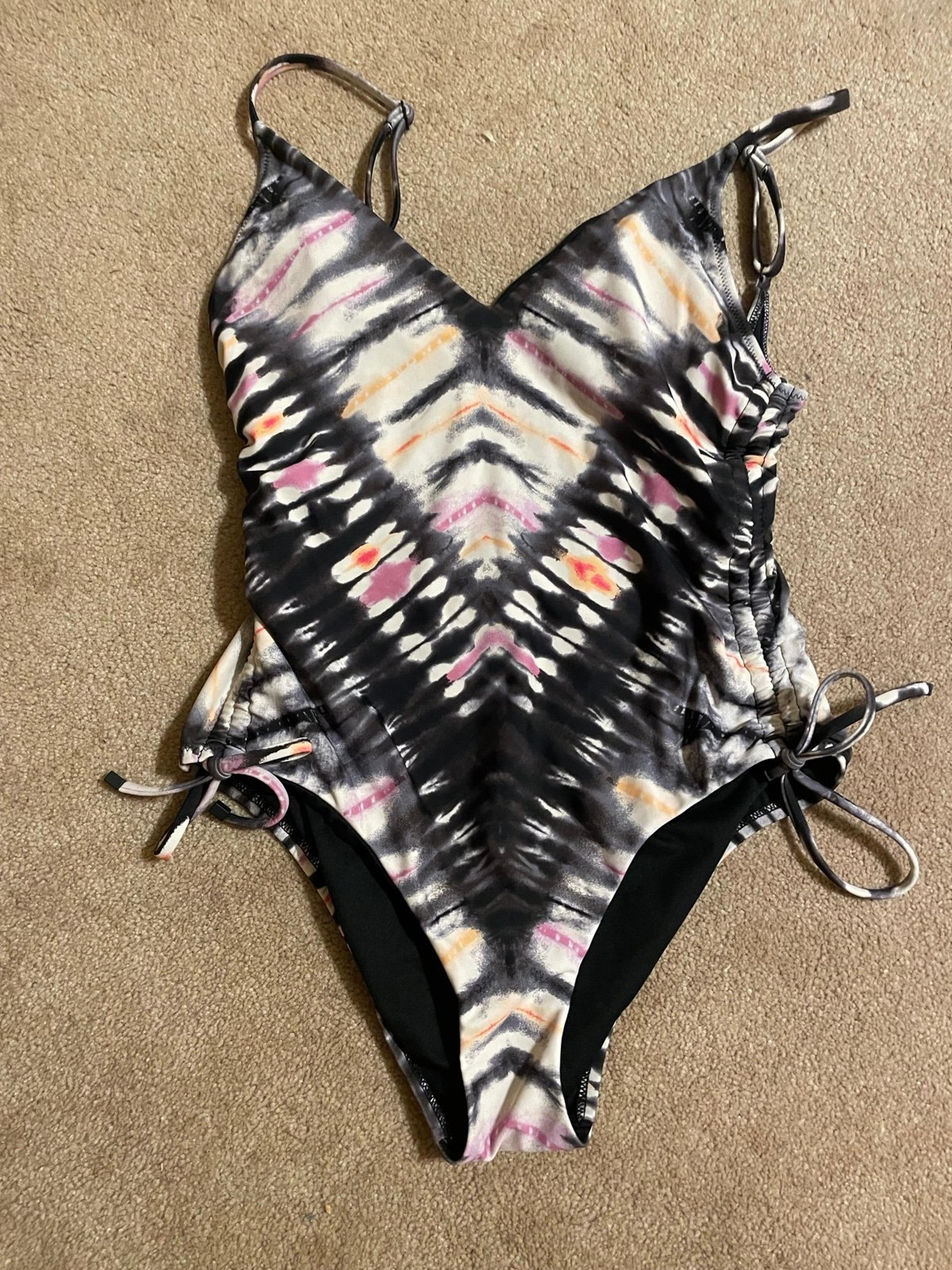 Bar III ink dye tie dyed bathing suit