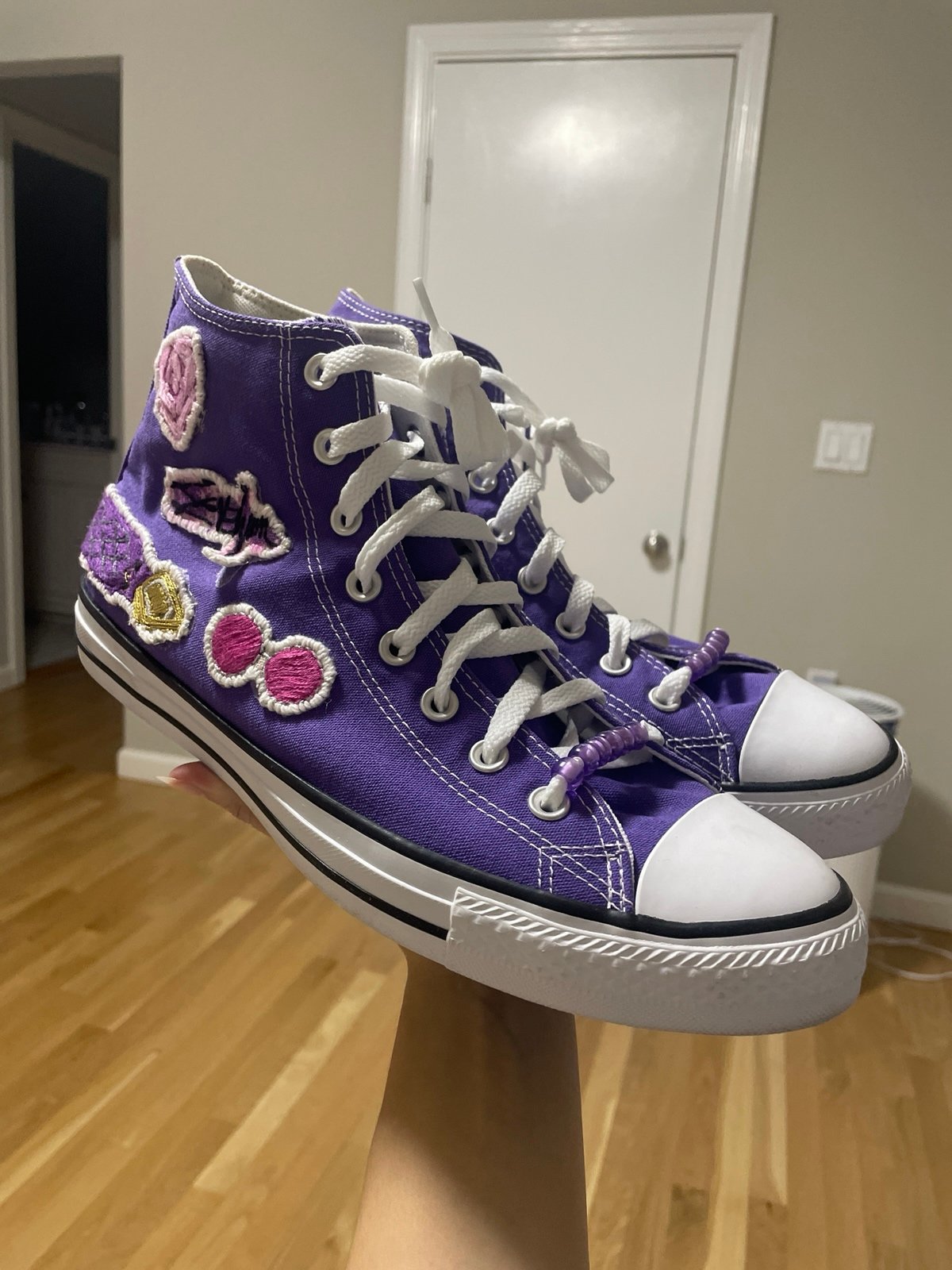 Purple Converse