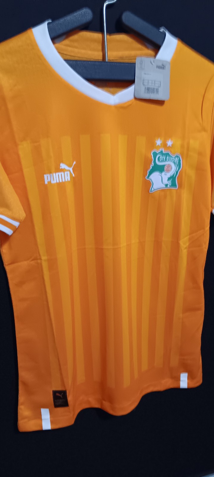 COTE DIVOIRE NATIONAL SOCCER JERSEY NEW IN A BAG WITH TAG