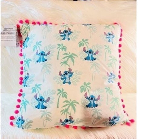 Disney Stitch Pom Pom Decorative Pillow