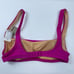 NWT J. Crew Bikini Bundle Radiant Fuscia Square Neck Top and 2 Bottoms Size XS