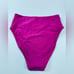 NWT J. Crew Bikini Bundle Radiant Fuscia Square Neck Top and 2 Bottoms Size XS