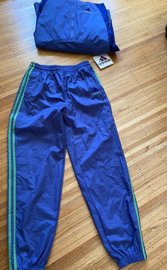 NWT VTG adidas windbreaker set