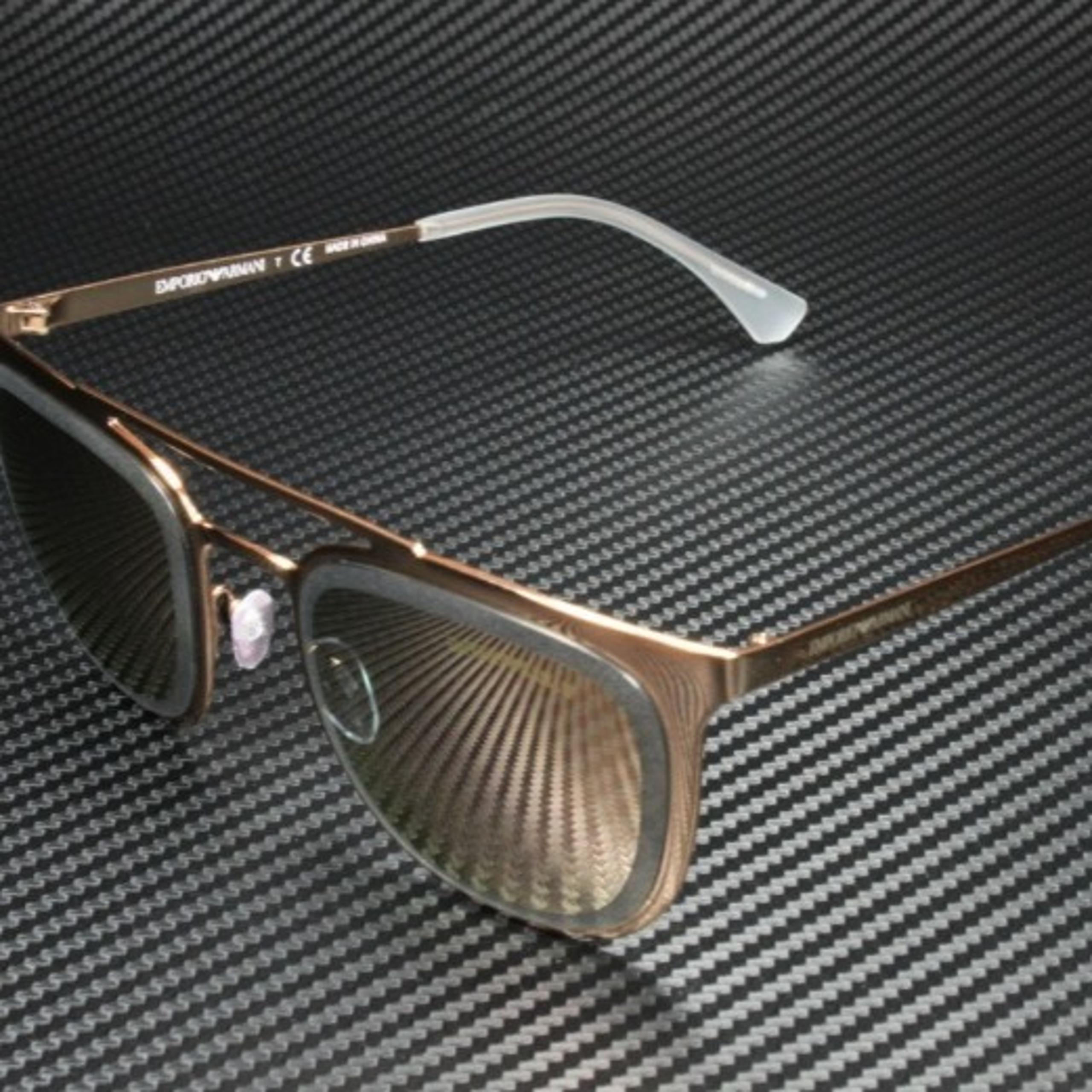 Emporio Armani Men's Rose Gold and Grey 54mm Sunglasses!