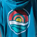 Life is Good Women’s Blue Hoodie Sunset Graphic XXL NOWT