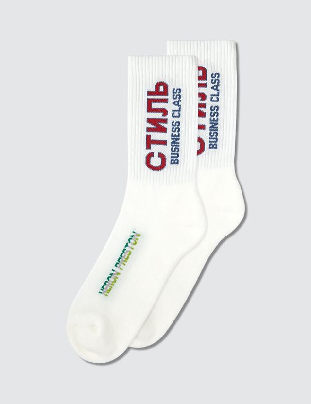 HERON PRESTON / Intarsia Socks (S/M)