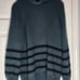 Michael Kors L PhthaloGreen Logo Turtleneck WOOL BABYALPACA Blend Women Sweater