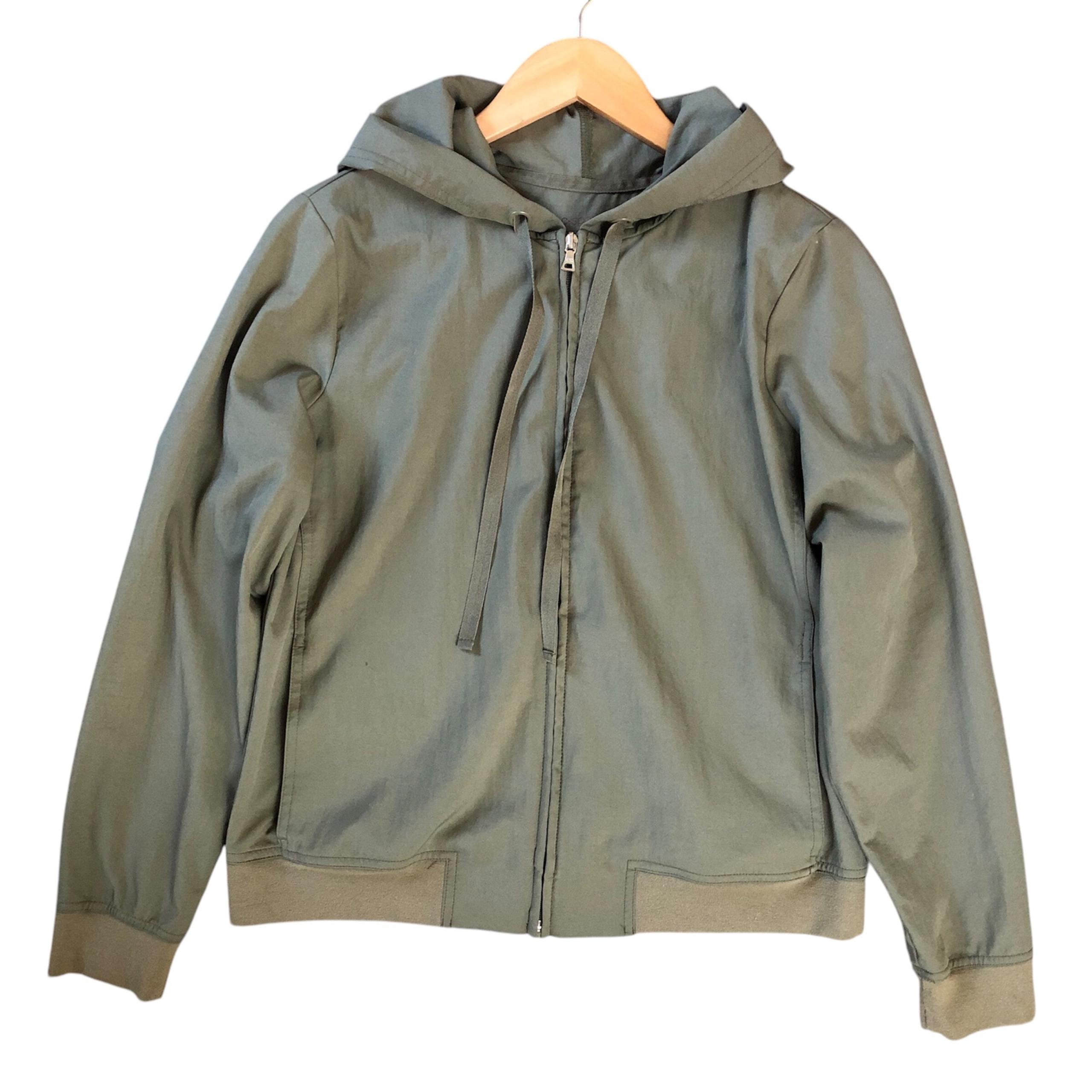 New York & Company Sport Zip Hooded Track Jacket Activewear Casual Women MEDIUM