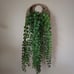 4x Faux Plants in Wicker Wall Decor