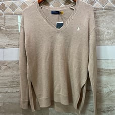 Polo Ralph Lauren Cable-Knit V- Neck Sweater