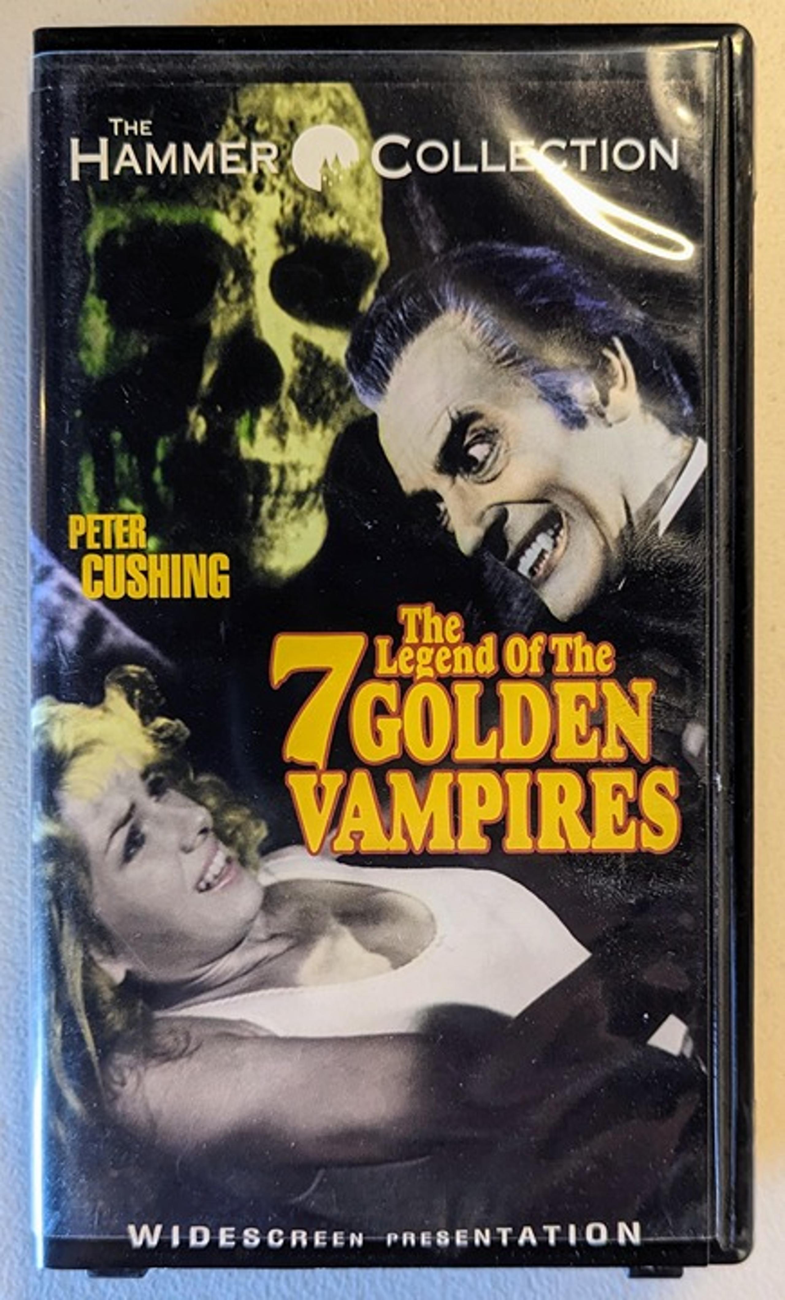 Anchor Bay LEGEND OF THE 7 GOLDEN VAMPIRES 1974 (1998) VHS Hammer Collection