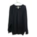 LL Bean Sweater Mens Cotton Cashmere V Neck Long Sleeve Pullover Black XXL Tall