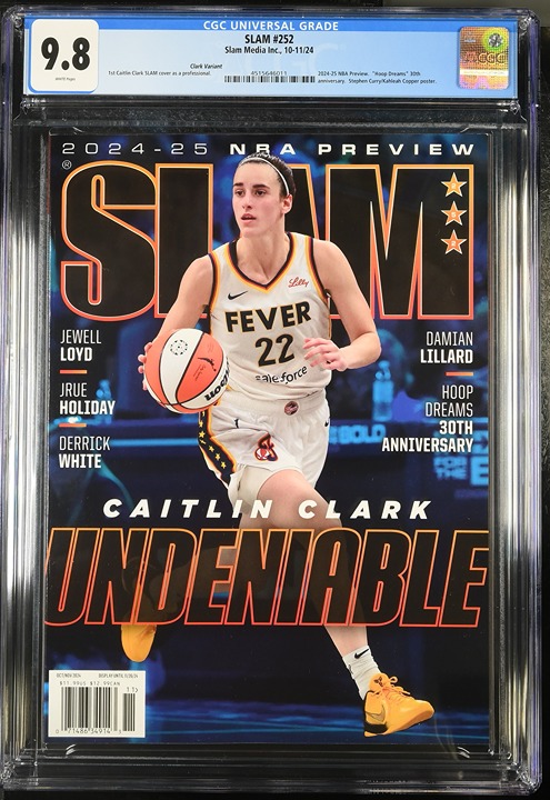 SLAM Magazine 252 - October / November 2024 - Caitlin Clark 9.8 CGC GRADED