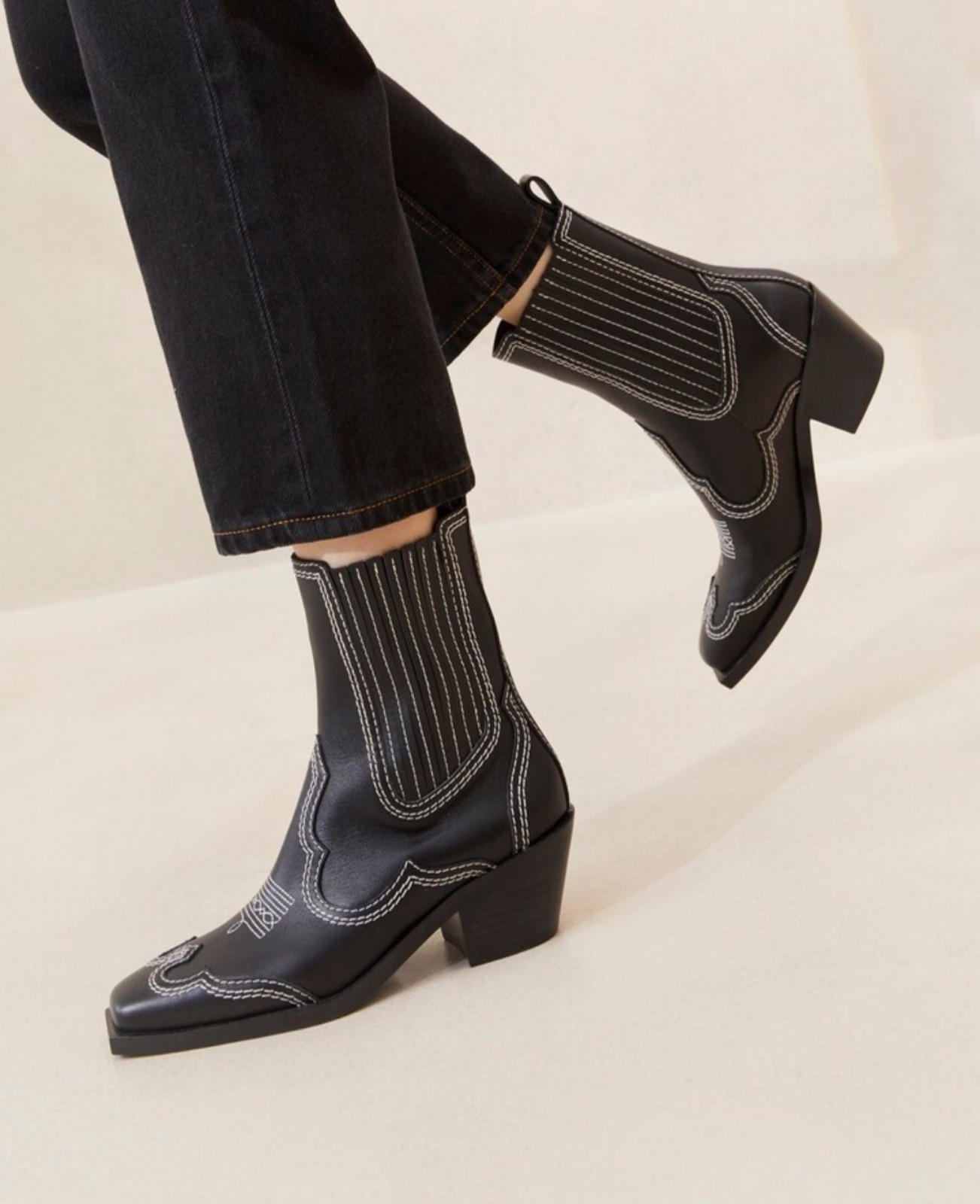 Loeffler Randall Agnes Western Boots