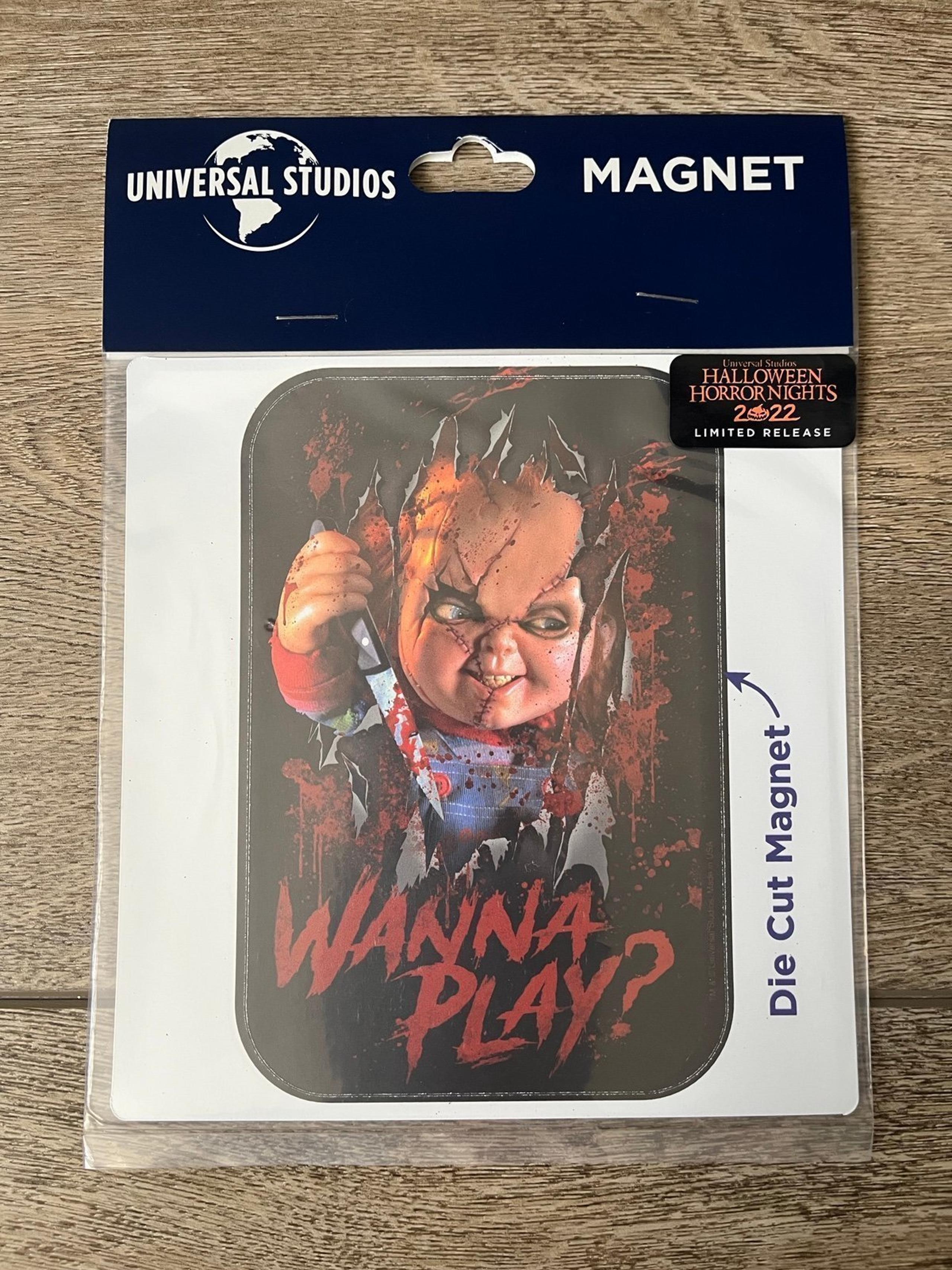 Universal Studios Halloween Horror Nights HHN Child’s Play Chucky LE Magnet