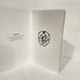 Chanel Camelia Pendant bookmark black and metal with booklet New