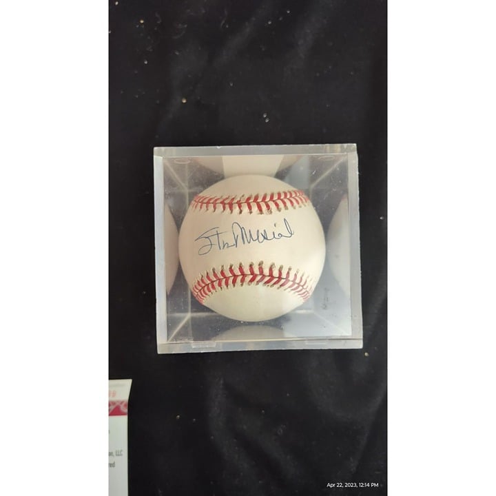 Stan Musial Auto Signed Baseball St. Louis Cardinals JSA COA