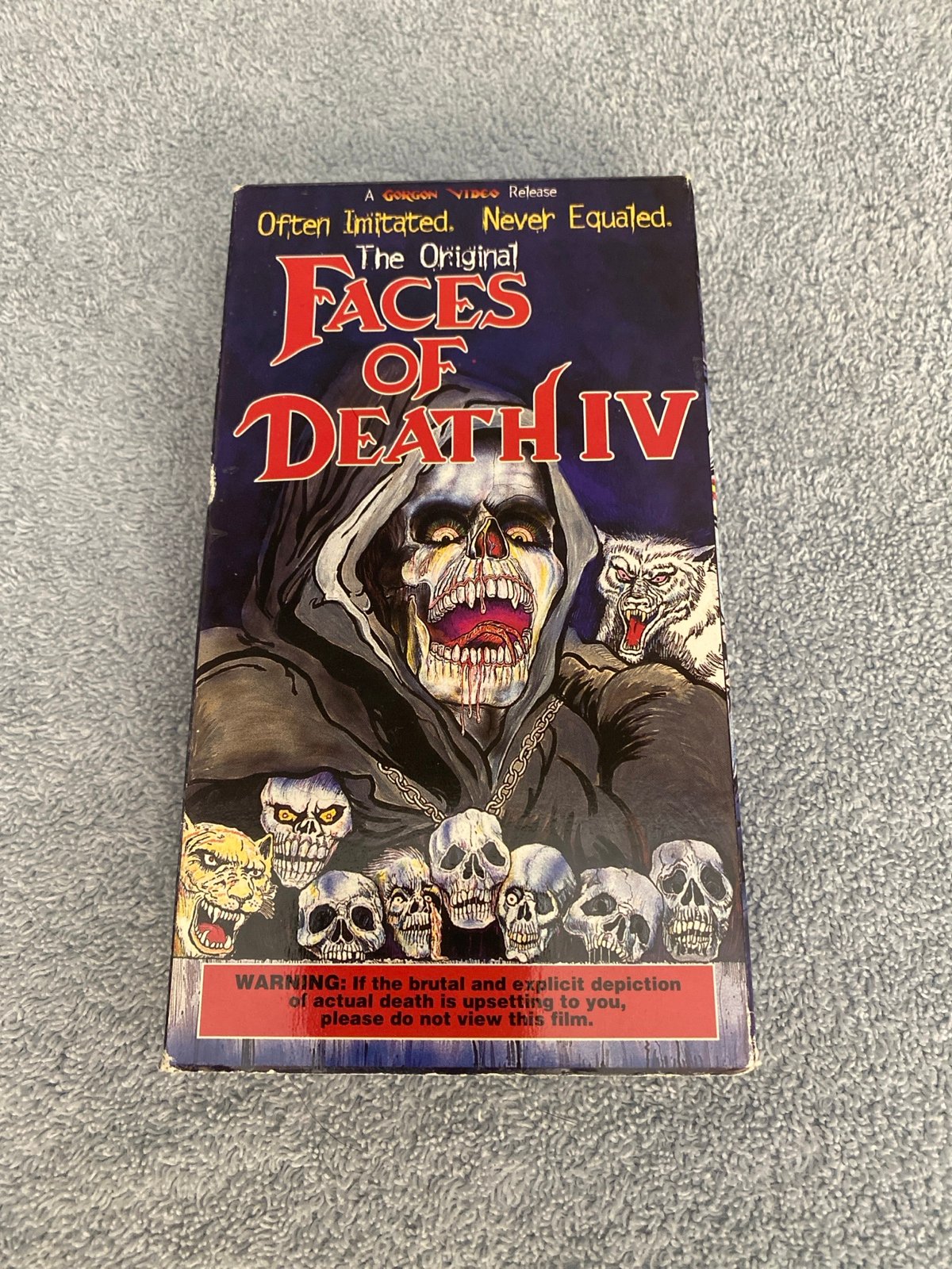 Faces of Death IV 4 Gorgon Video Authentic