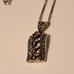 Vintage 925 Silver w/Marcasite & Amethyst Pendant, Signed, Italy