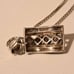 Vintage 925 Silver w/Marcasite & Amethyst Pendant, Signed, Italy