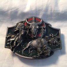 Buckle & co. Mens Brass Belt Buckle. NEW