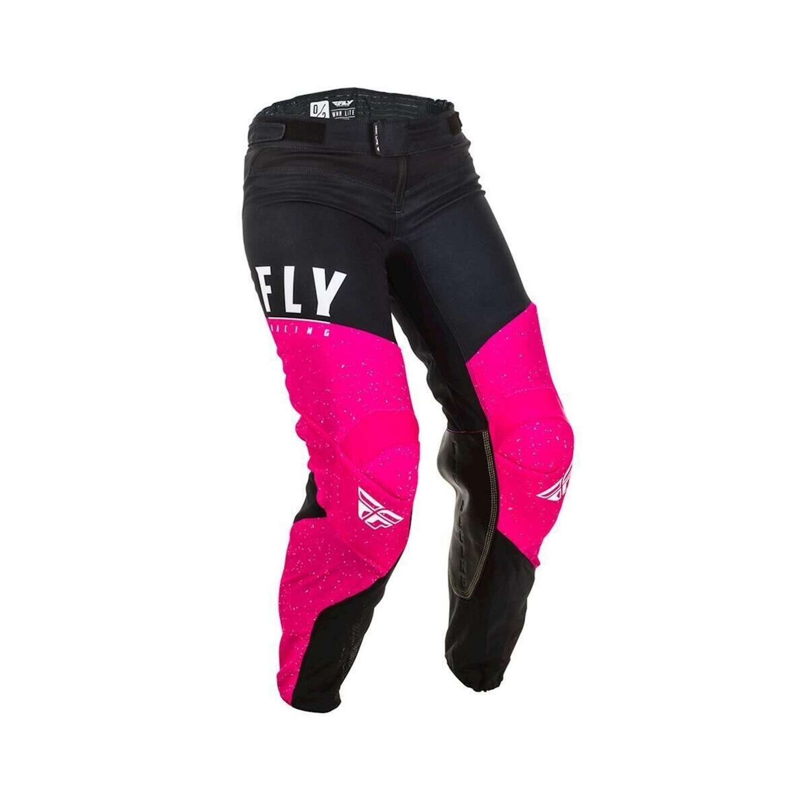 Fly Racing Women's Lite Pants Motocross Dirt Bike ATV Neon Pink Black sz 00 / 02