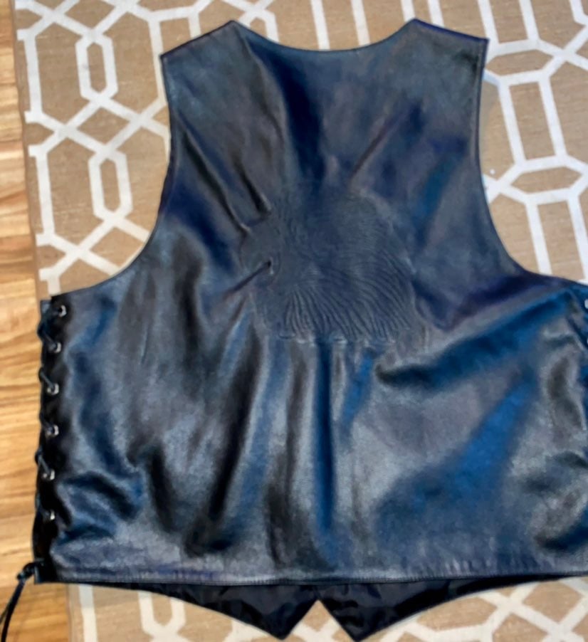 Wilsons leather Eagle Vest Black XL lace up