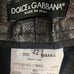 Y2K DOLCE & GABBANA vintage Metallic Silver Black LOW RISE Jeans