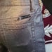 Y2K DOLCE & GABBANA vintage Metallic Silver Black LOW RISE Jeans