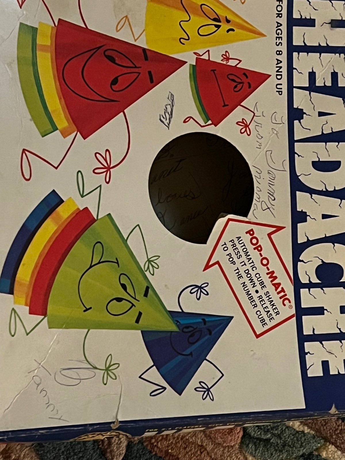 Headache Board Game Vintage 1968