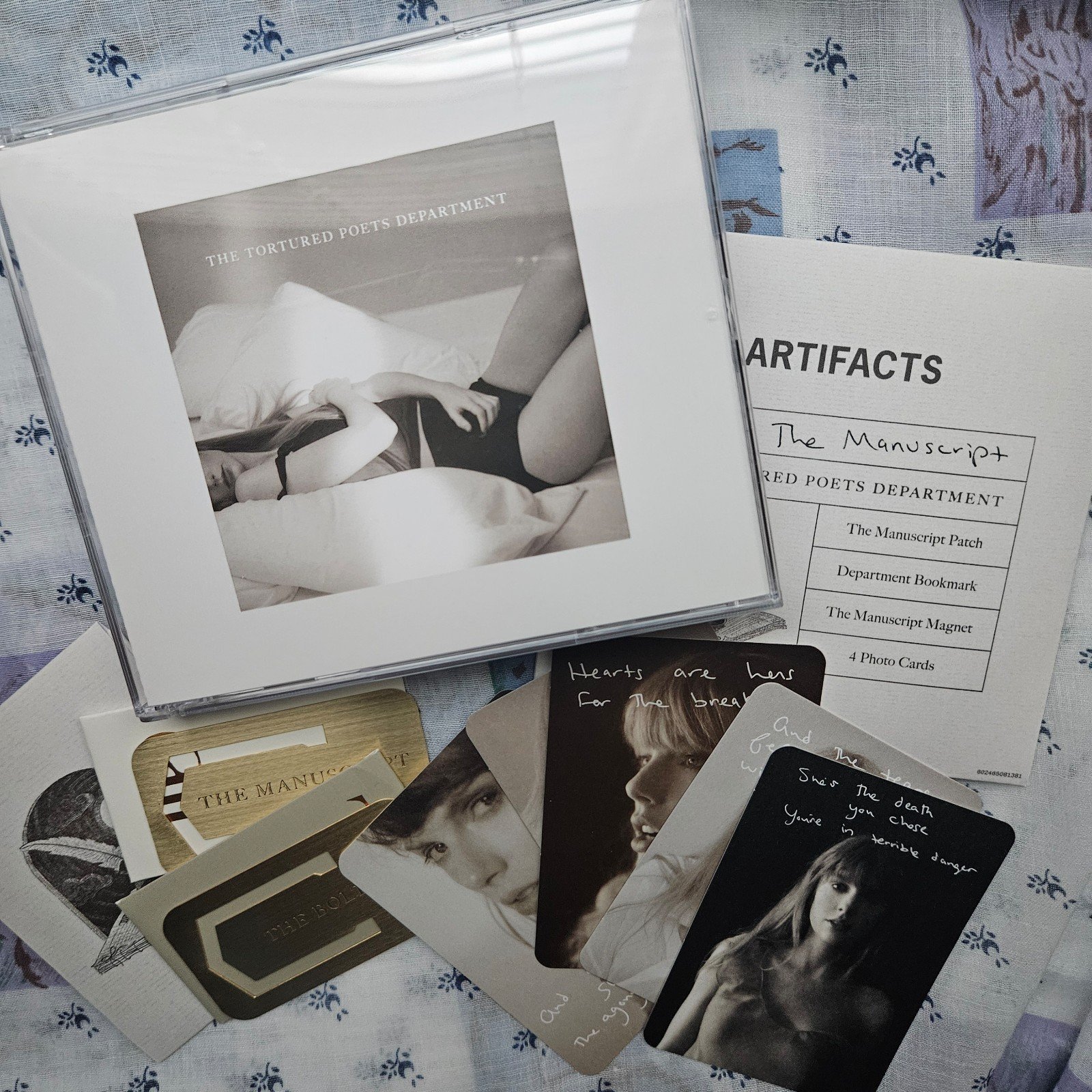 Taylor Swift TTPD Collectors Edition CD: The Manuscript