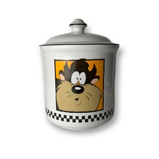 Vintage 1993 Tasmanian Devil Warner Bros. Inc. 90s Cookie Jar Kitchen Decor