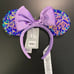 Brand New, Disney Purple Sequined Minnie Ears