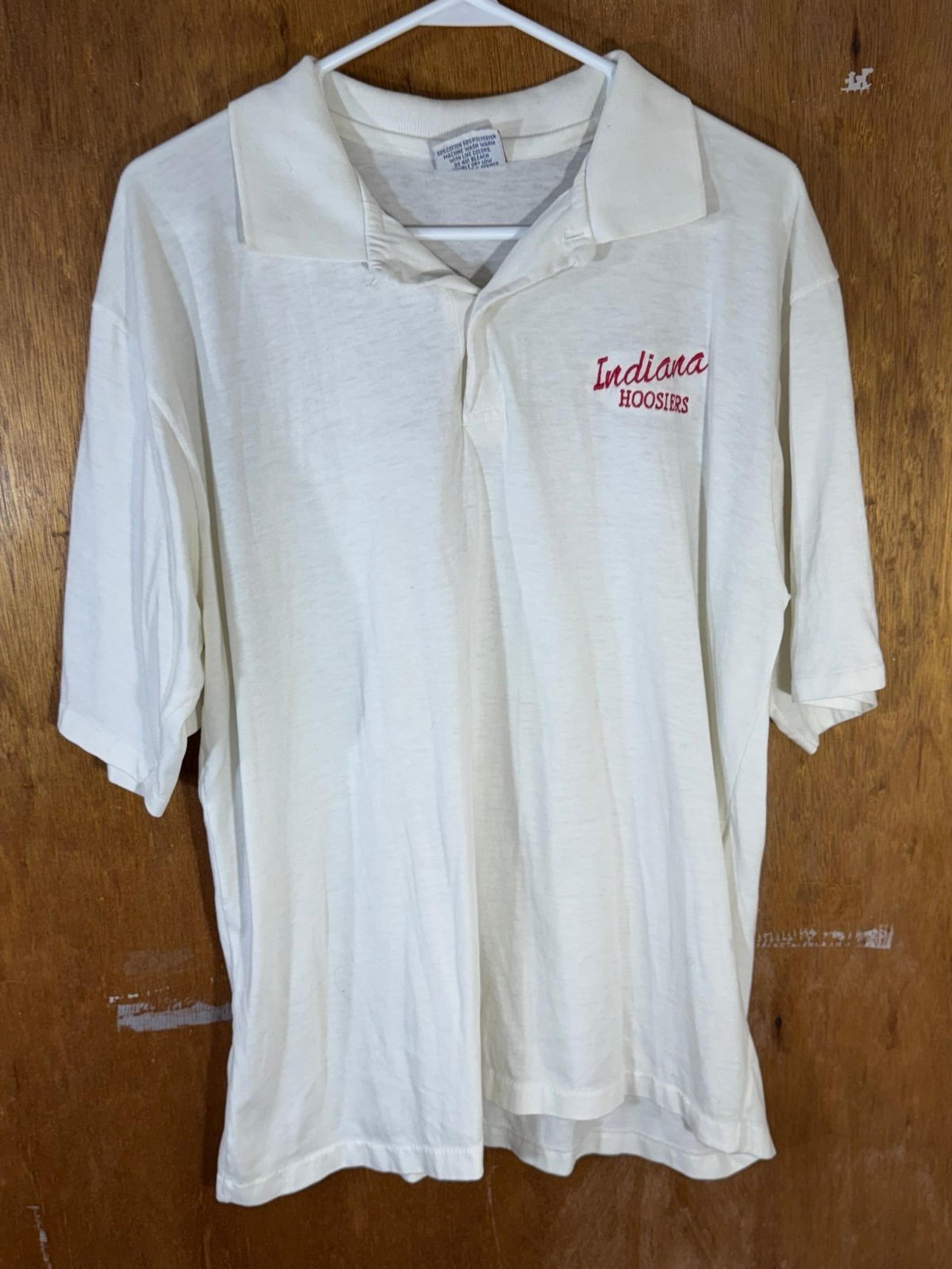 Vintage Indiana University IU Hoosiers Polo Shirt Dickies XL USA