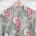 Victorias Secret Gold Label Floral Nightshirt Pink Green Sheer VTG Womens Medium