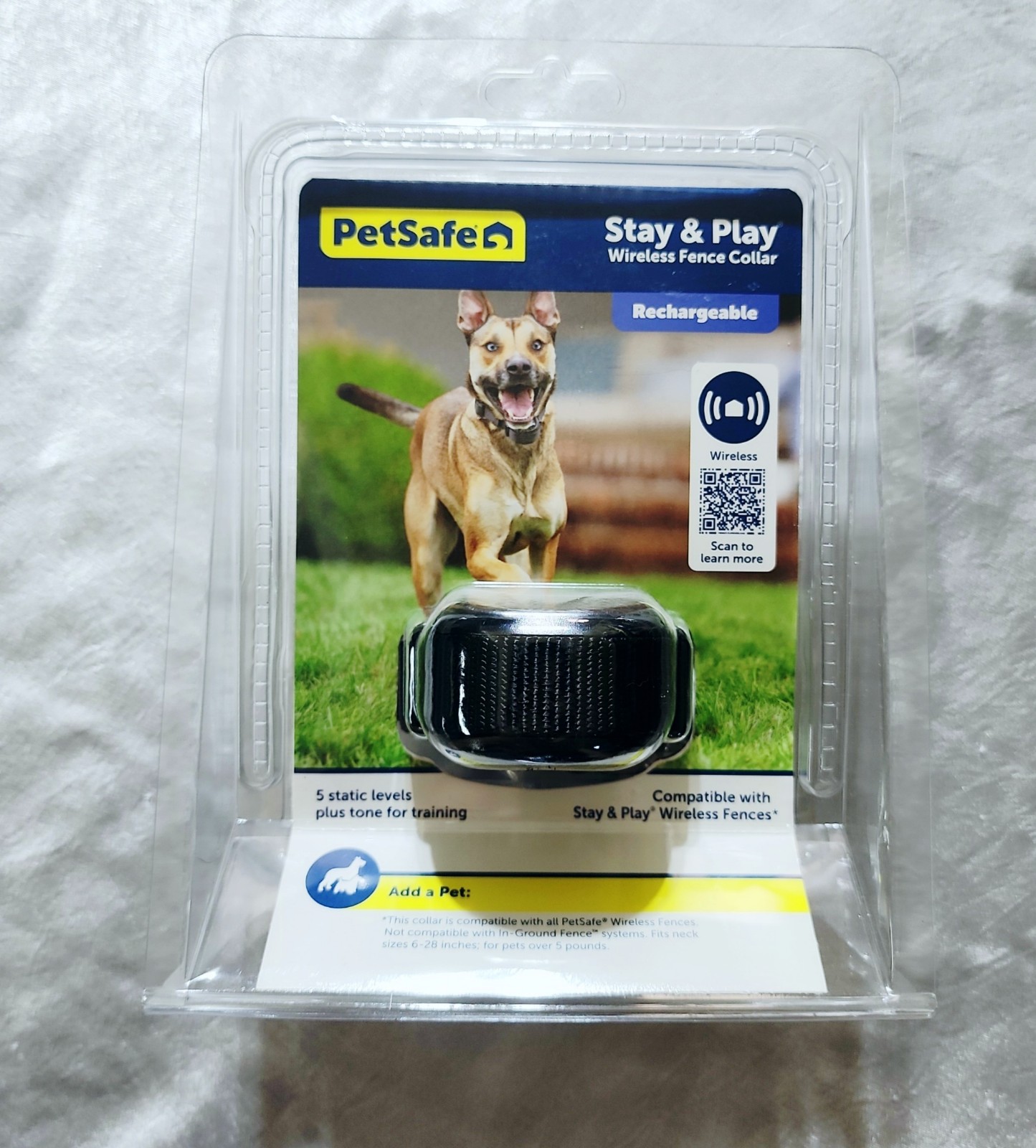 PETSAFE STAY AND PLAY EXTRA WIRELESS RECEIVER DOG COLLAR PIF00-14288