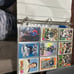 Binder filled with 395 giants football cards