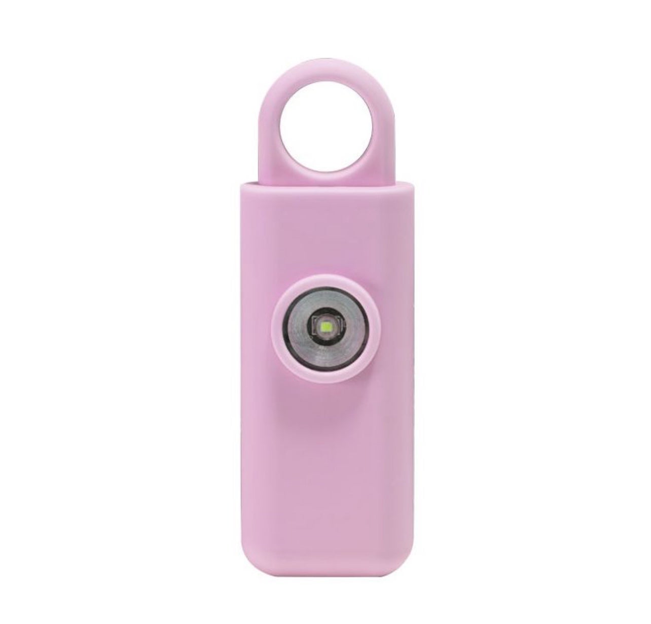 Pink Personal Safety Alarm 130dB Keychain with Strobe Light