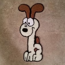 Odie Embroidered Sew On Patch