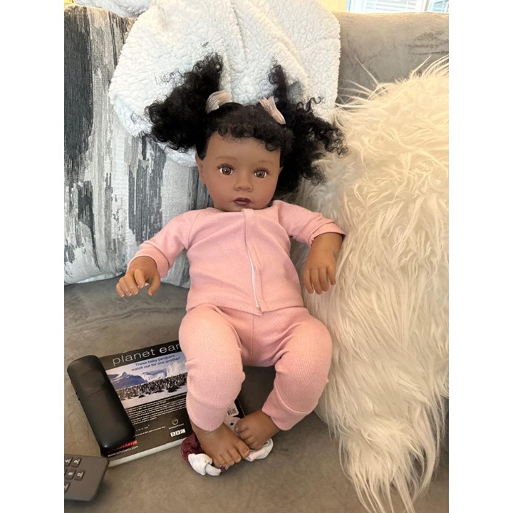 ✨Lifelike Black Reborn Baby Dolls Daisy Girl Soft Body BABESIDE 20 -BRAND NEW