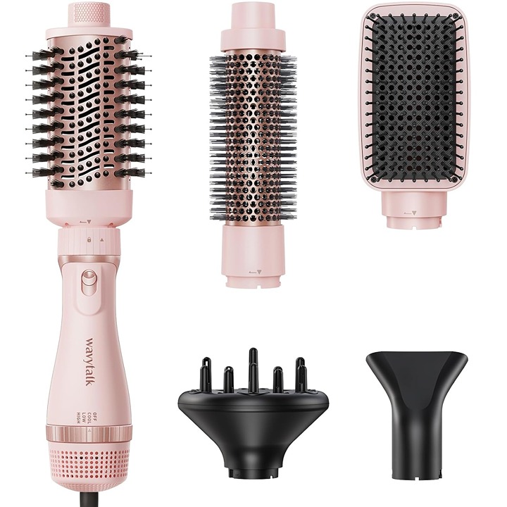 Hair dryer brush kit