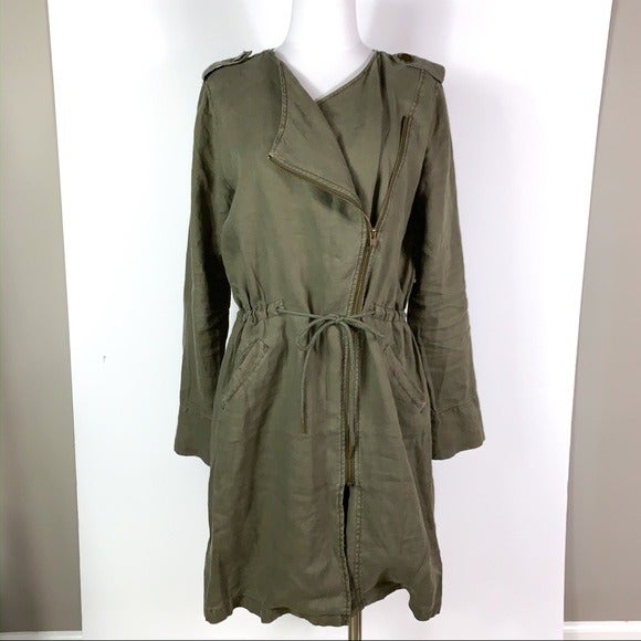 NWT Michael Stars Linen Parka Medium