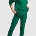 Vs pink foldover mid rise legging campus long sleeve tee garnet green gold logo