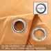 Velvet Curtains Grommet 96 inch Length Soft Velvet Textured Curtains