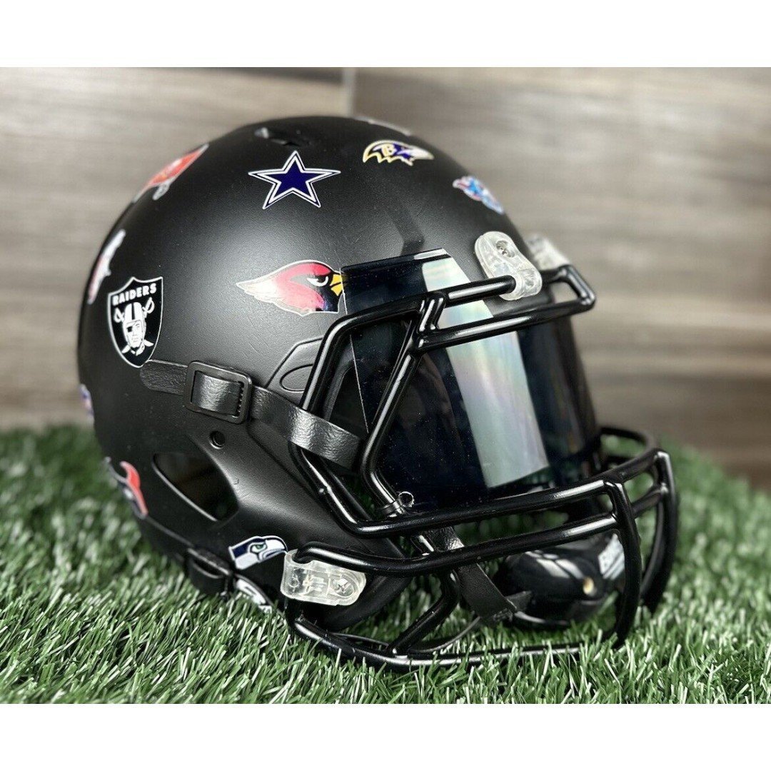 NFL Teams Helmet Full Size Adult ALL OVER BIG LOGO riddell speed