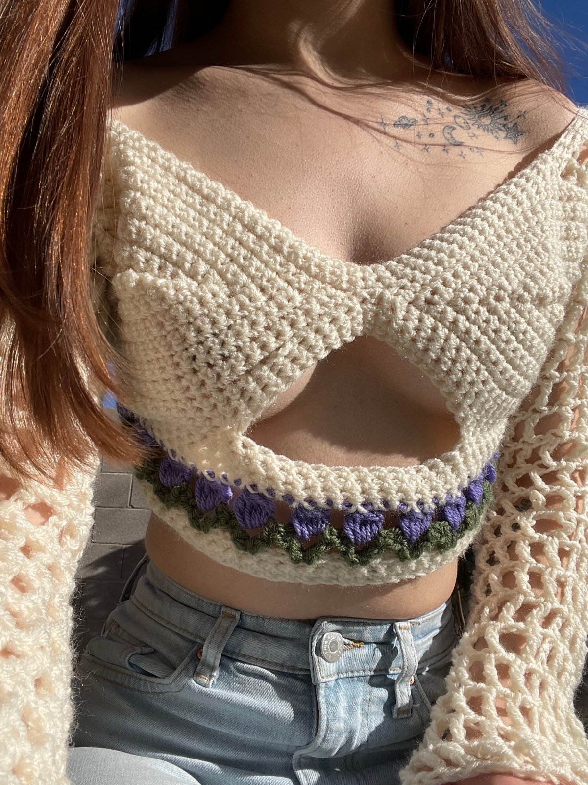 tulip stitch top
