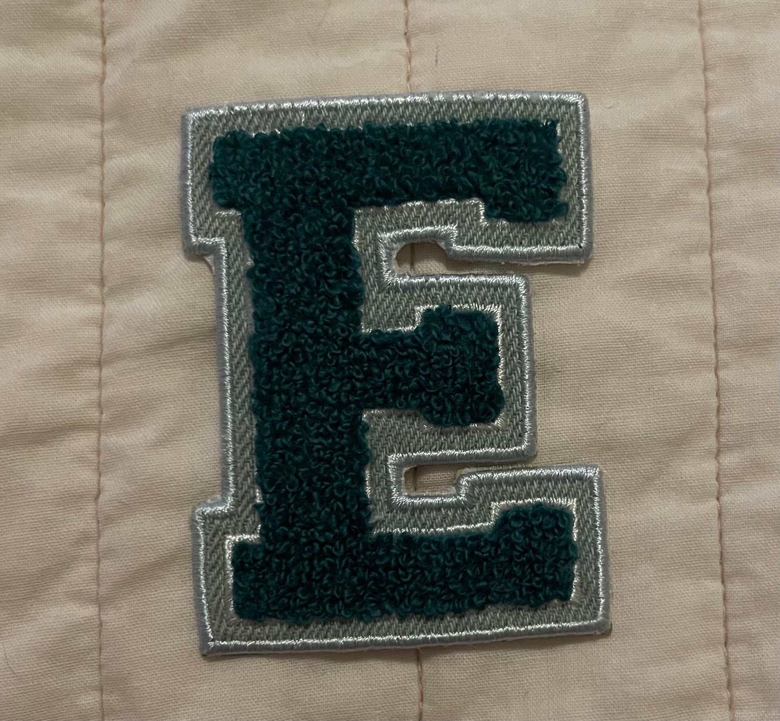 Stoney Clover Lane Large Varsity Letter E Patch