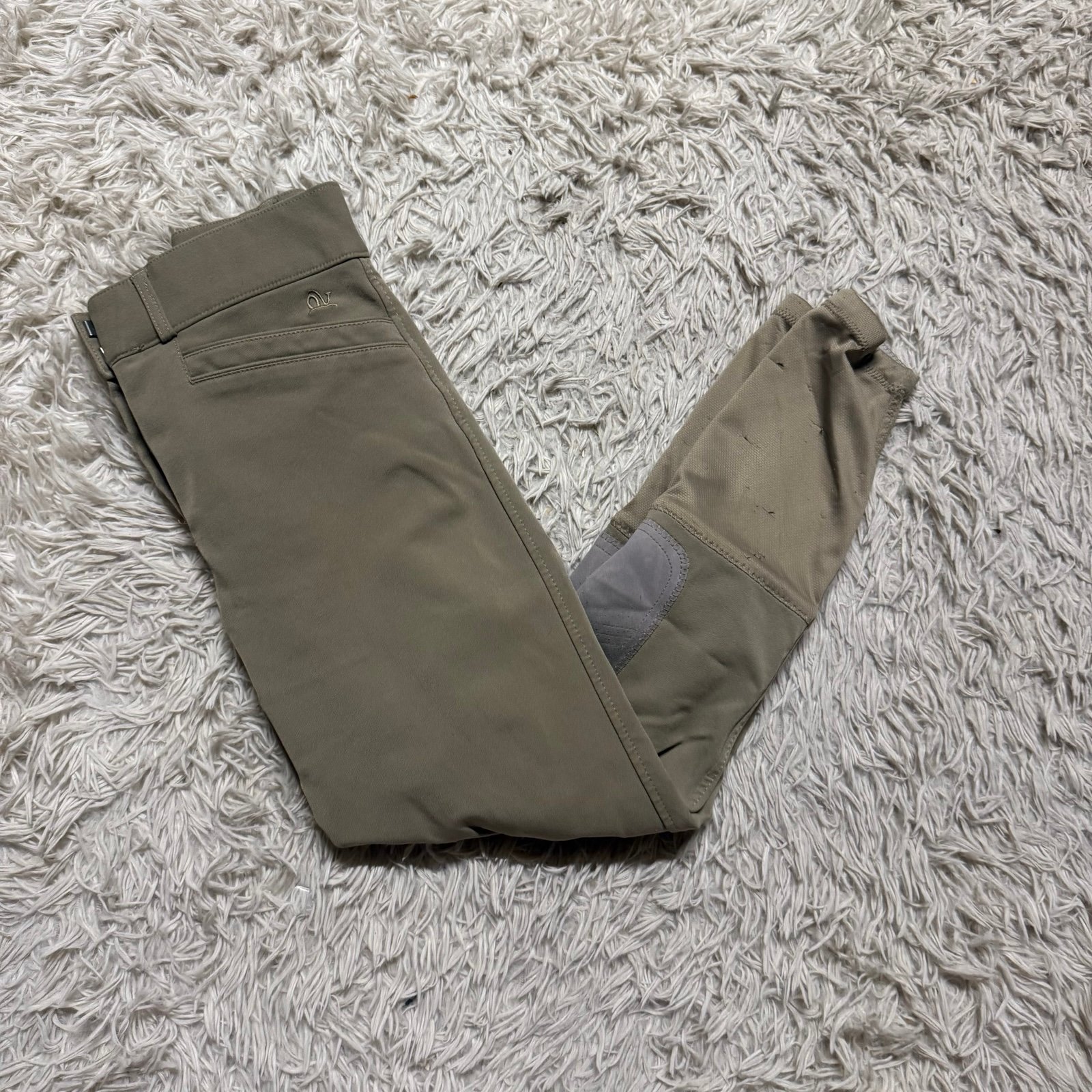 Women’s Size 28 Tan Ovation Knee Patch Horseback Riding Breeches